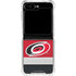 NHL Carolina Hurricanes Jersey Galaxy Z Flip6 Clear Case